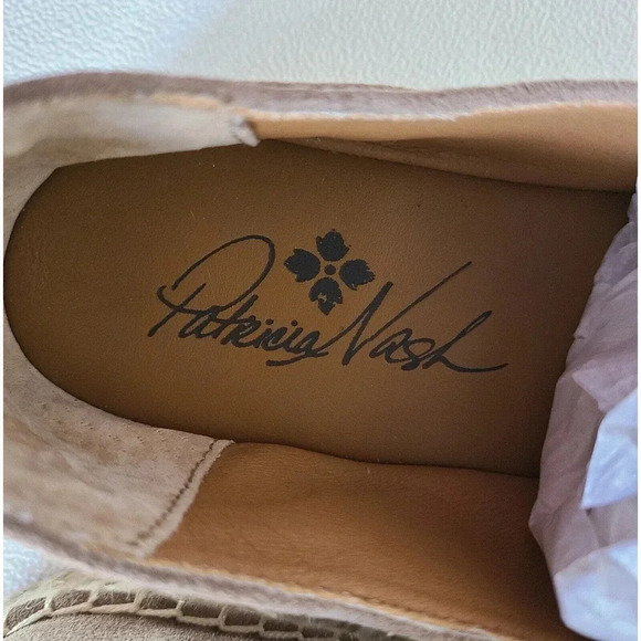 WOMEN'S PATRICIA NASH EVA SUEDE BEIGE ESPADRILLES SIZE 7 M NEW - Picture 6 of 8